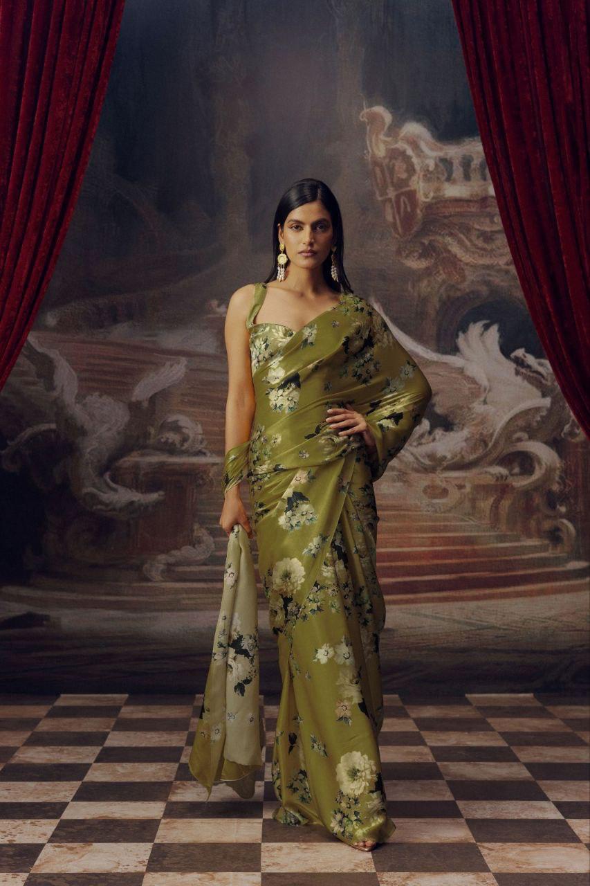 JAPAN SATIN SAREE