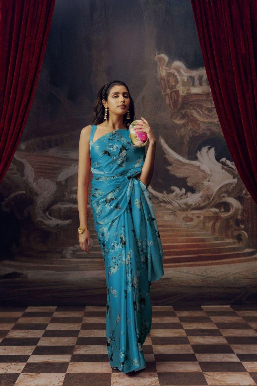 JAPAN SATIN SAREE
