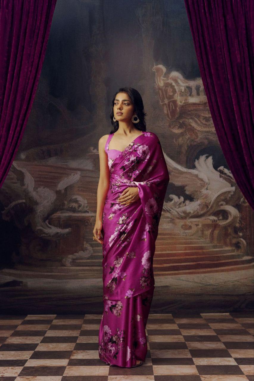 JAPAN SATIN SAREE