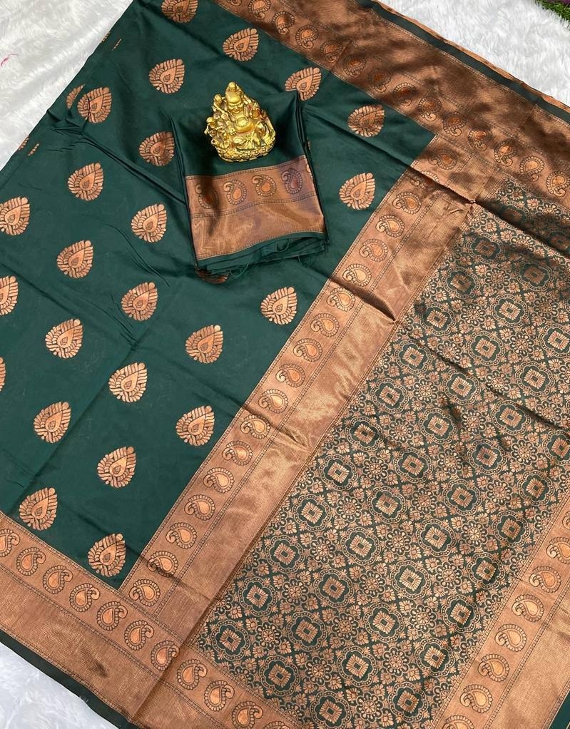 BANARASI SOFT LICHI SILK SAREE