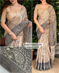 EMBROIDERED DESIGN SAREE